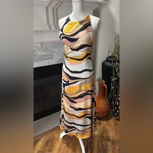 Multicolor Halter Dress